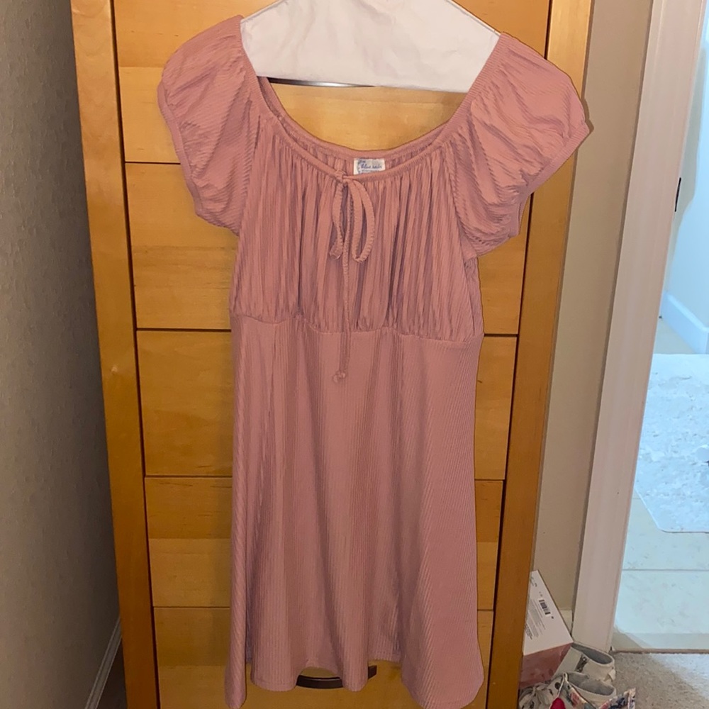 Francesca's Pink Stretch Dress